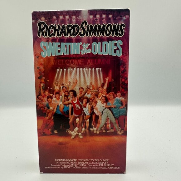Richard Simmons Sweatin’ To The Oldies VHS 1988 Fitness Edition Workout - Picture 1 of 3